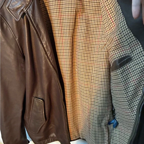 Polo by Ralph Lauren Checkered Jacket - Brown and Tan - Picture 3 of 3